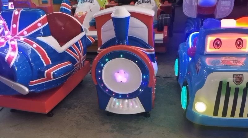 Coin Operated Electric Kiddie Ride Kids Swing Game Machine For Indoor ...