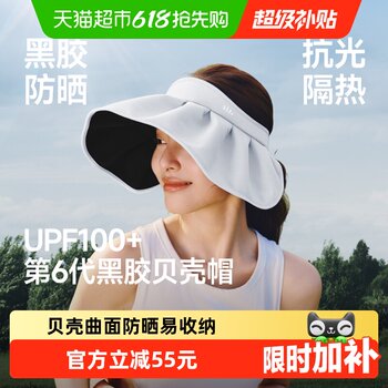 Black plastic shell hat under banana upf100+ does not stress hair style