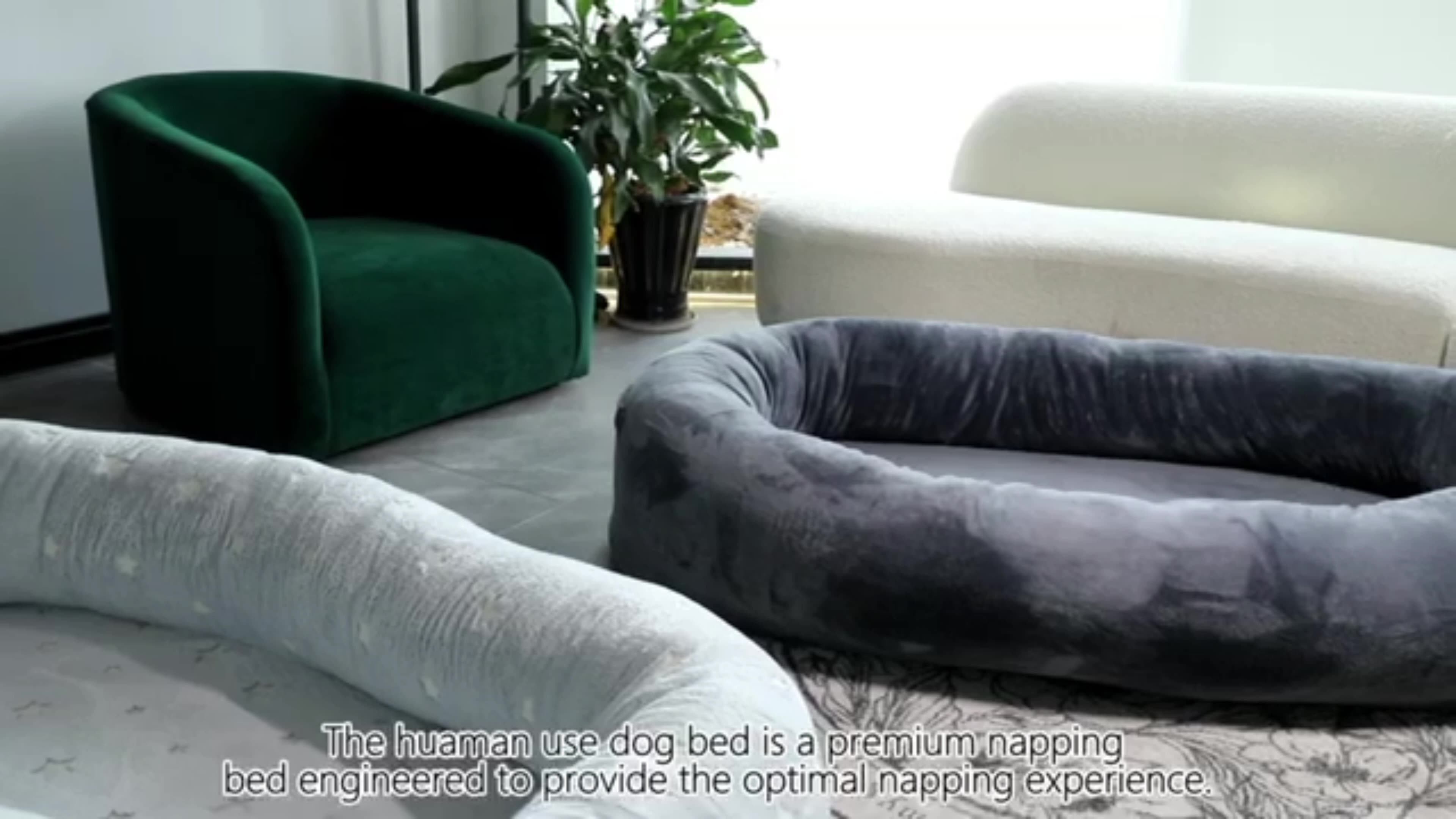 Large Bean Bag Bed Wearresisting Canvas Giant Pet Sofa Bed Giant