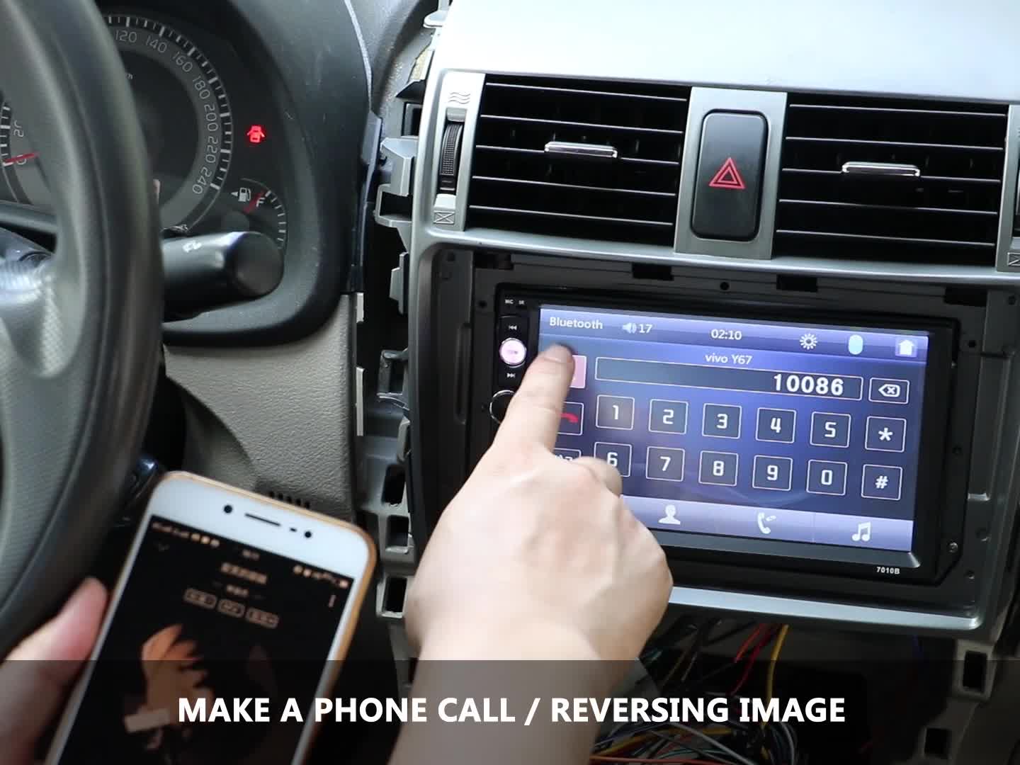 User Manual Car Mp5 Player With Mirror Link /bt/builtin Microphone Buy Mp5 Player Video