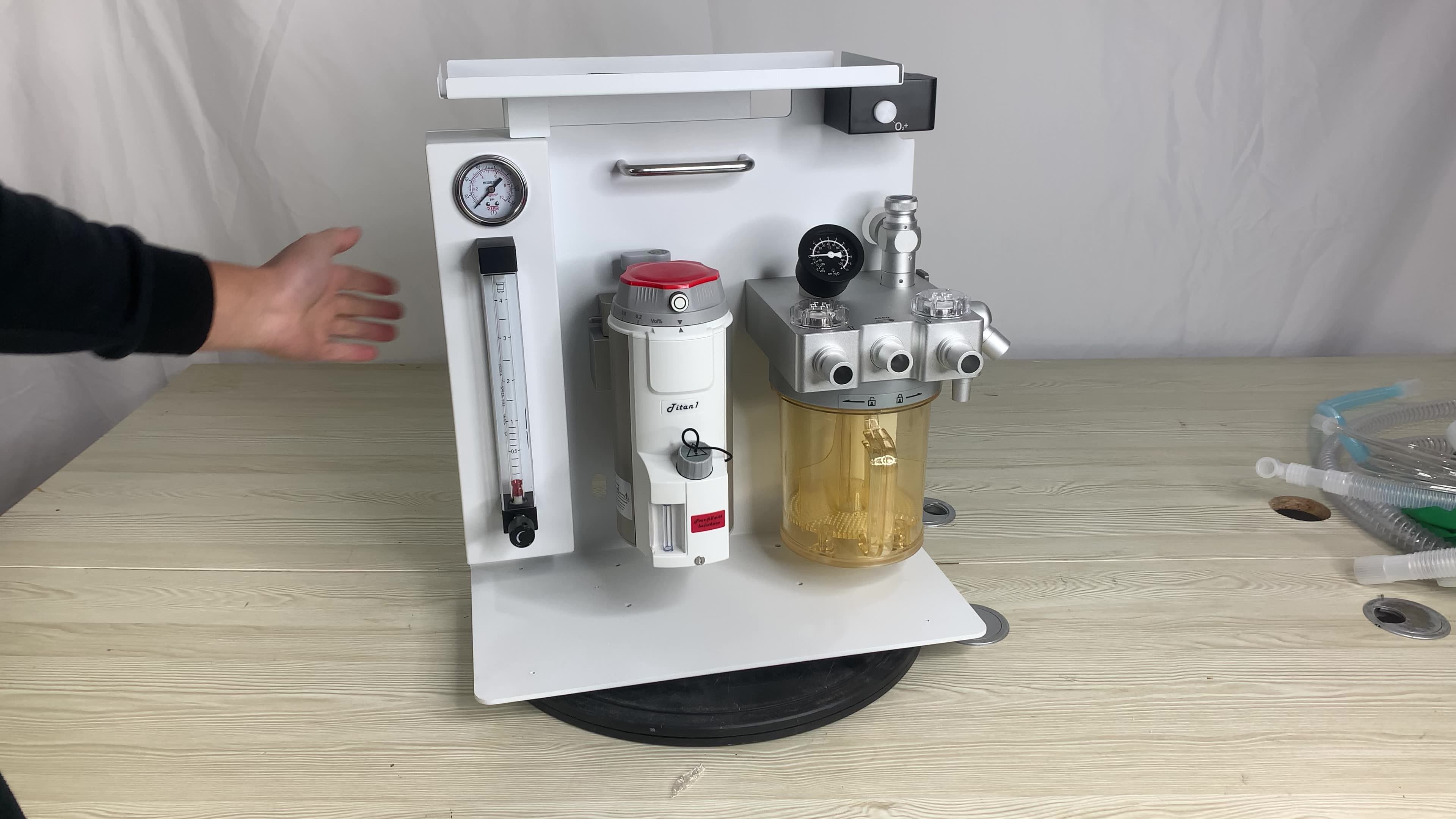 Portable Acgo Equipped Medical Anesthesia Veterinary Anesthesia Machine