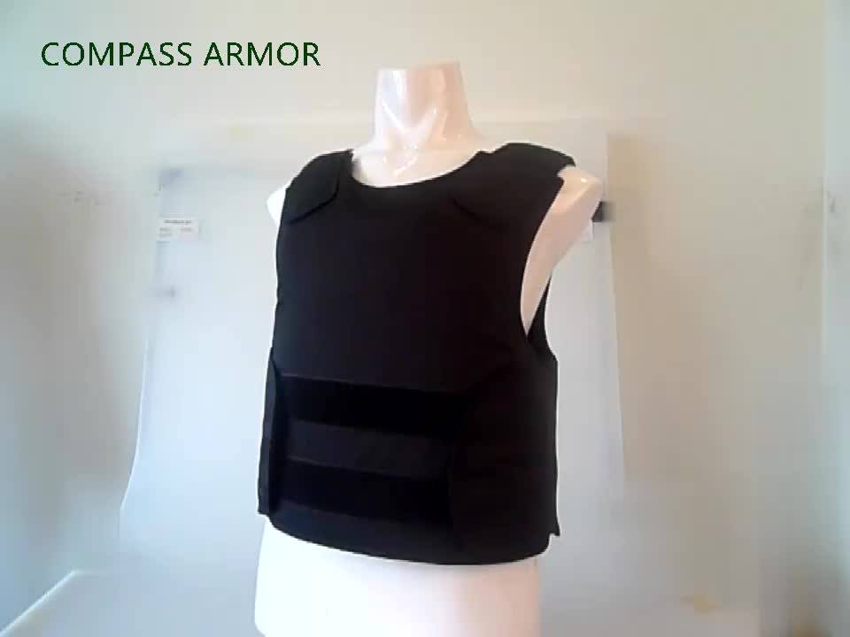 Black Nij Iiia Standard Level Kevlar Army Use Military Body Armor Vest