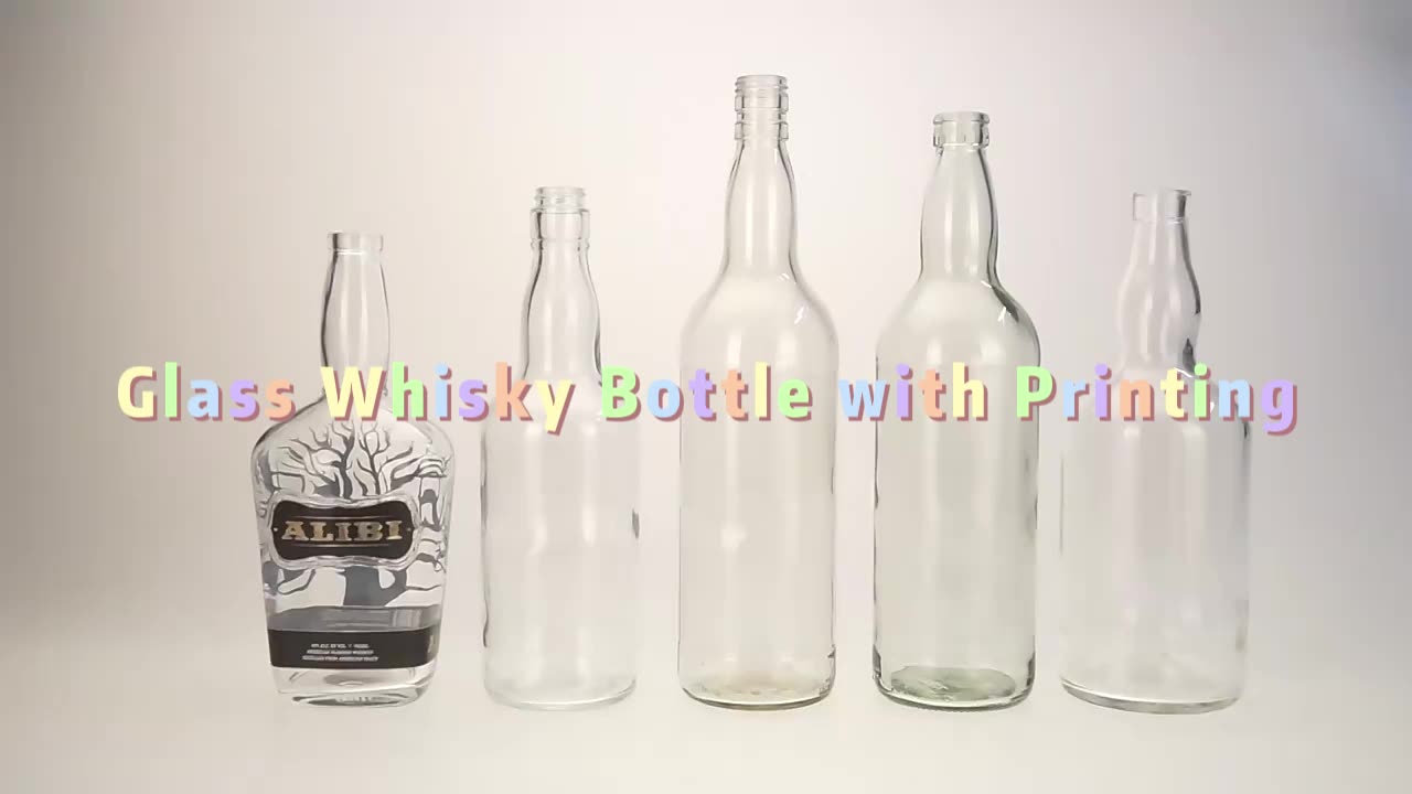Vista Empty Glass Bottle 700ml 750ml 1000ml 1500ml Liquor Whisky Vodka