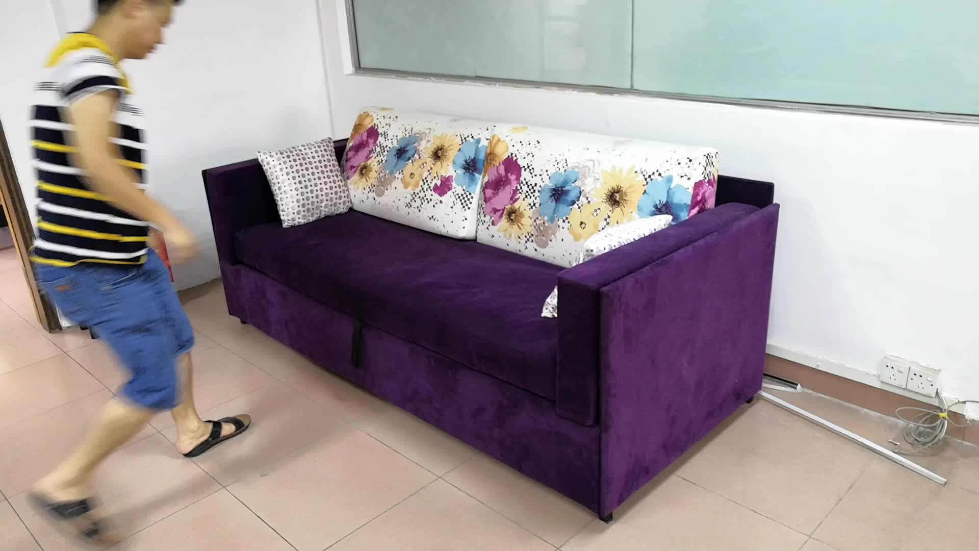 New Design Fabric Folding Sofa Bunk Bed Jlsd11 Single Sofa Bed Buy