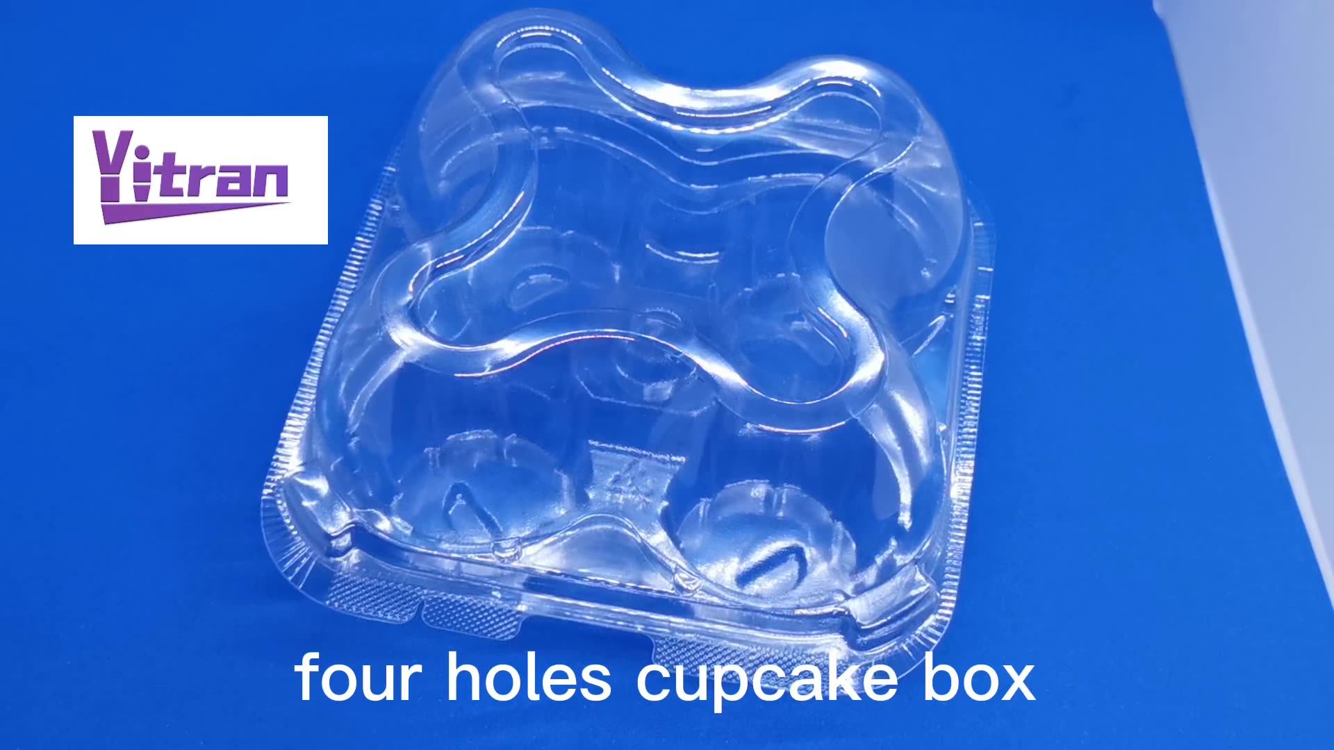 Luxury Plastic Mousse Cake Packaging Box Cupcake Plastic Clear
