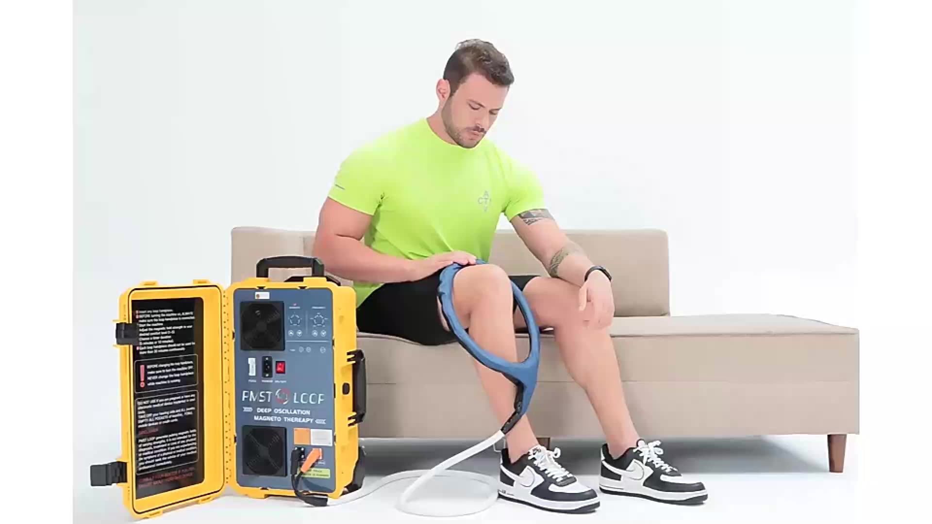 Pemf Device Pmst Loop Pulsed Field Therapy Machine With Large