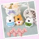 Cartoon schoolbag with child pendant plush doll keychain West Highland couple cartoon puppy gift wholesale