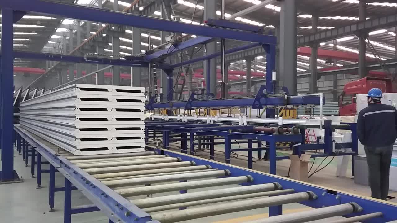 Dayanıklı Yanmaz Çatı Duvar Paneli 30mm 50mm Poliüretan Pu Sandviç Dayanıklı Yanmaz Çatı Duvar Paneli 30mm 50mm Poliüretan Pu Sandviç