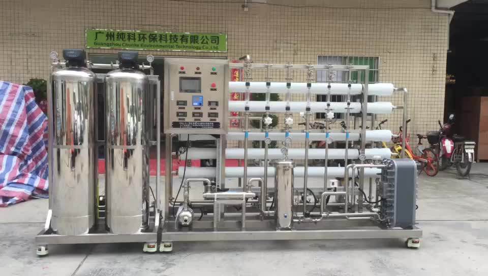 2000l/h Commercial Water Purification System With Alkaline Water