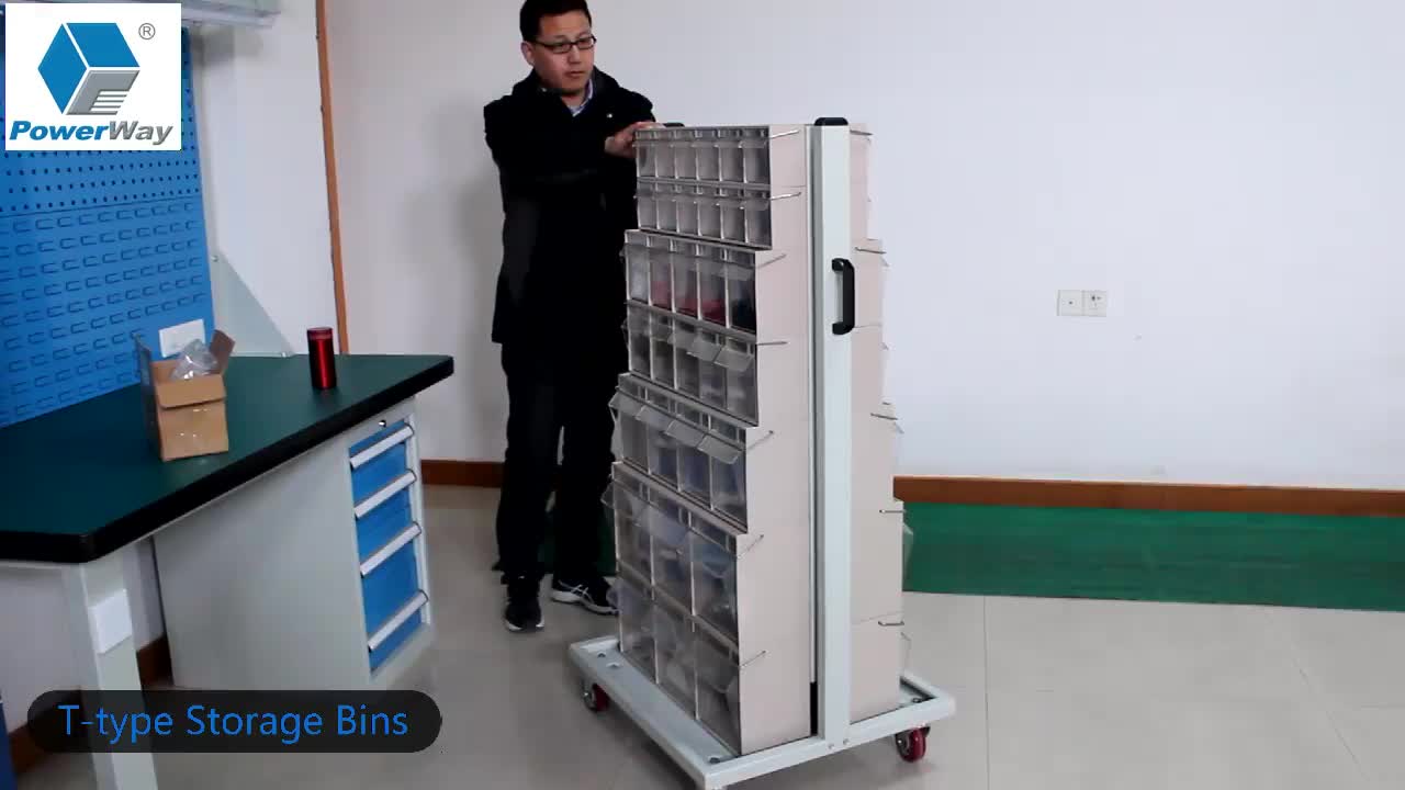 Warehouse Organizer Tilt Out 3/4/5/6 Compartment Parts Boxes Tilt