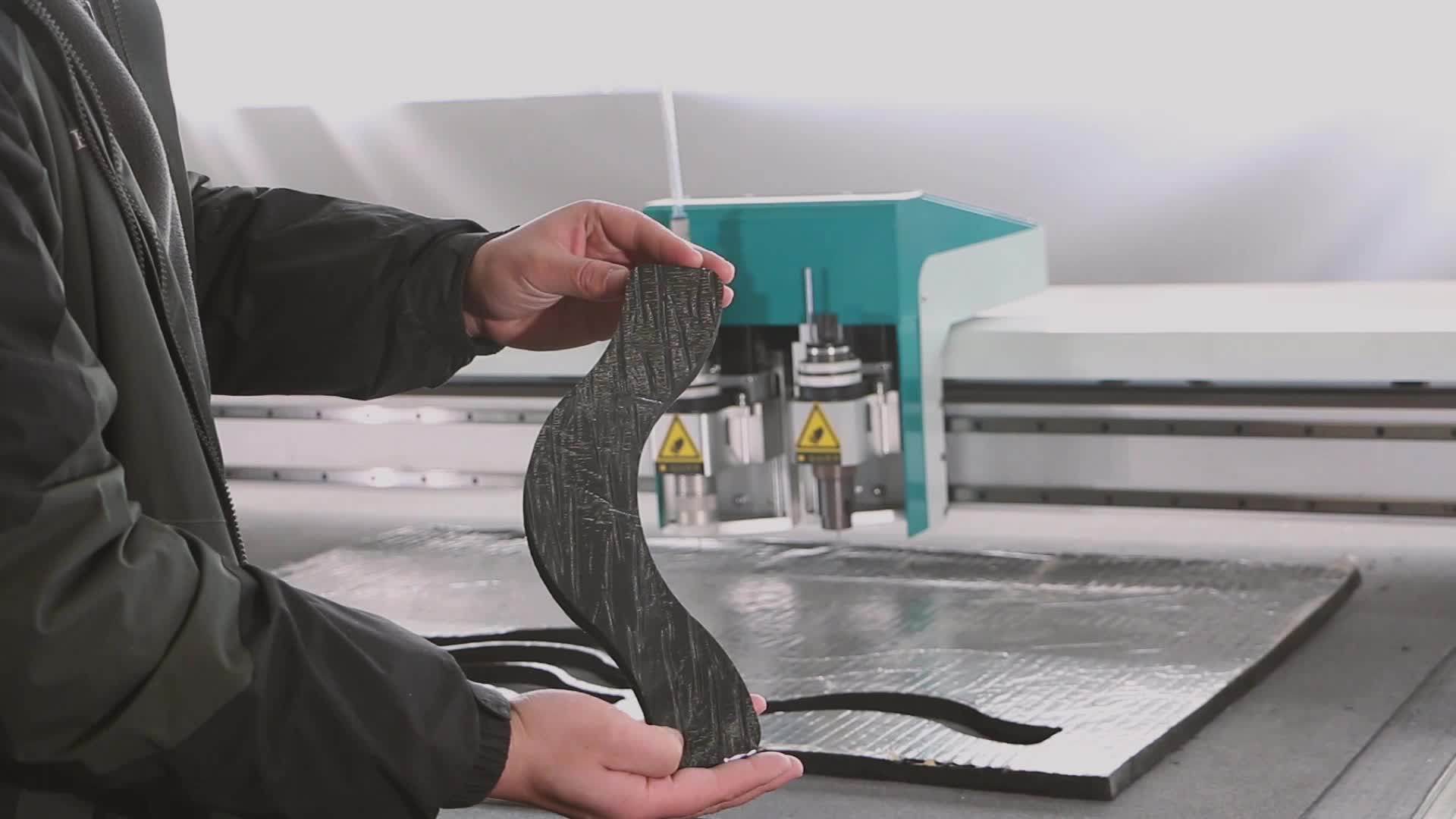 Aoyoo Automatic Cnc Knife Duct Board Cutting Machine For Composite