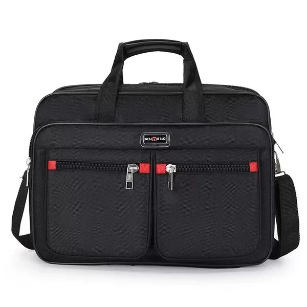 Manufacturer Wholesale Men's Large-Capacity Briefcase Business Trip Laptop Bag Portable Travel Bag Wear-Resistant Business Bag