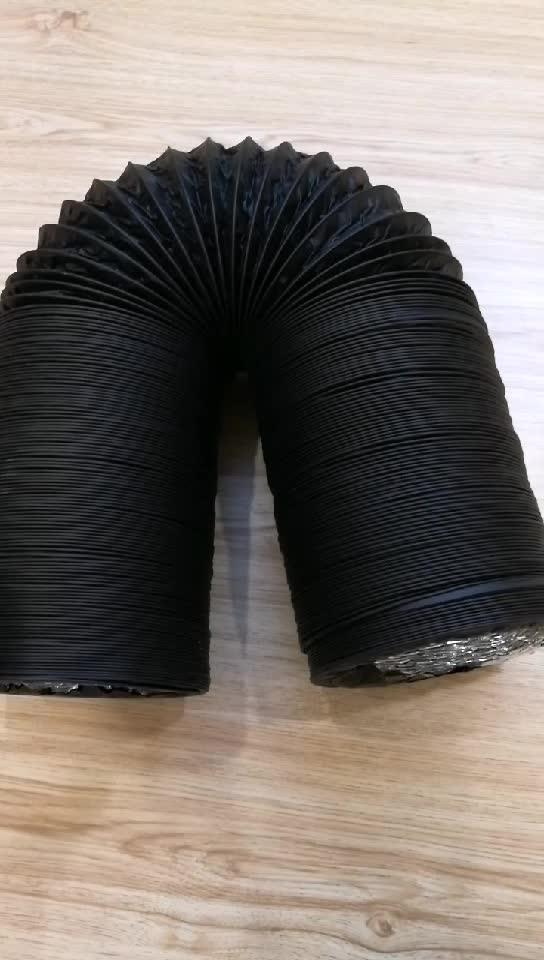 Havc Air Conditioning Duct 4 Inch Pvc Steel Wire Flexible Duct Hose