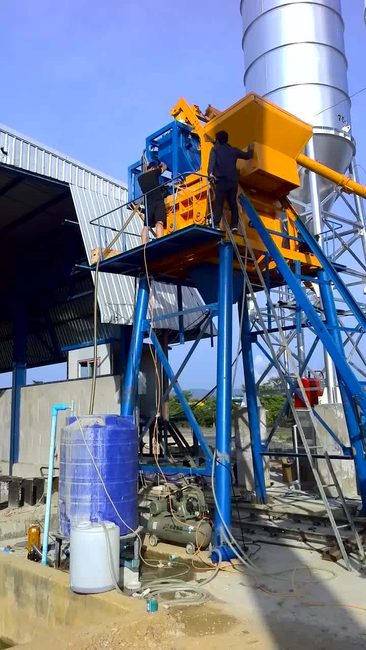 Small Mini Portable Mobile Ready Mixed Cement Concrete Batching Plant