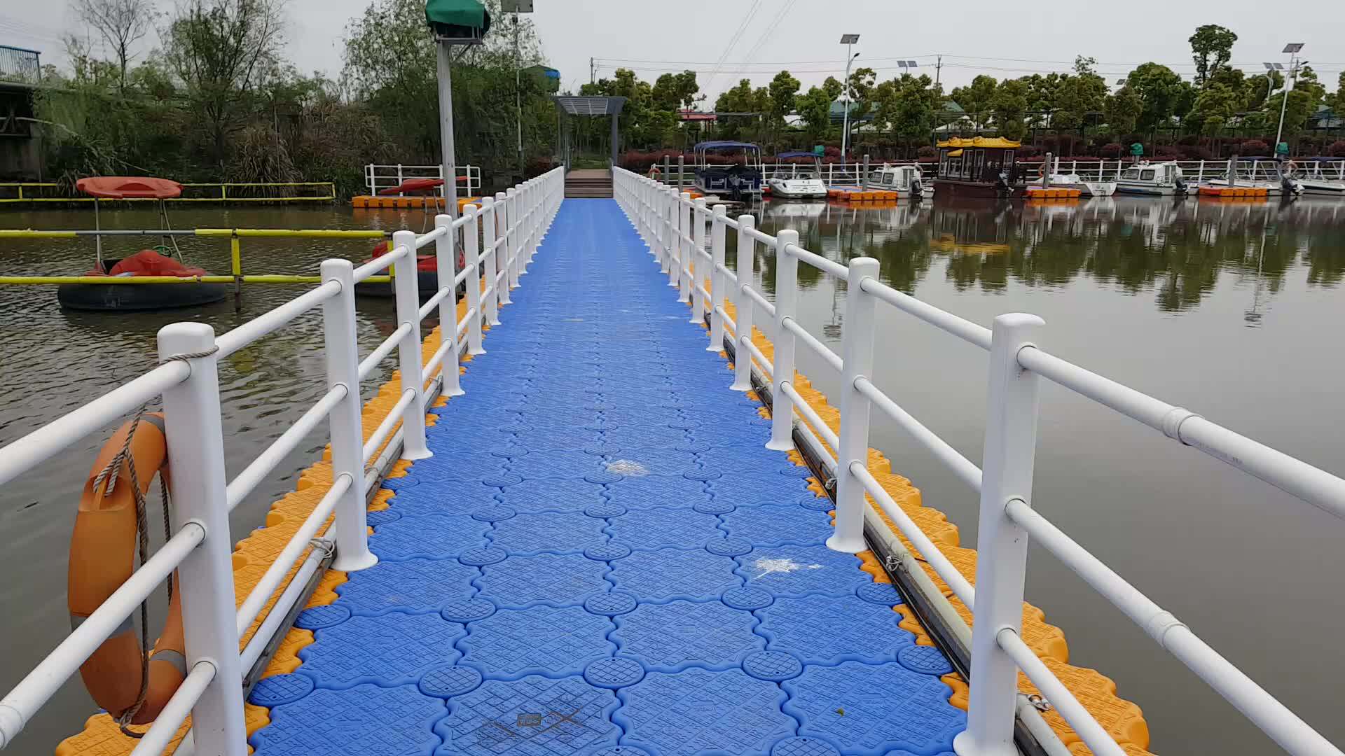 Plastic Pontoon Water Floating Bridge Buy Floating Pontoon Bridge 