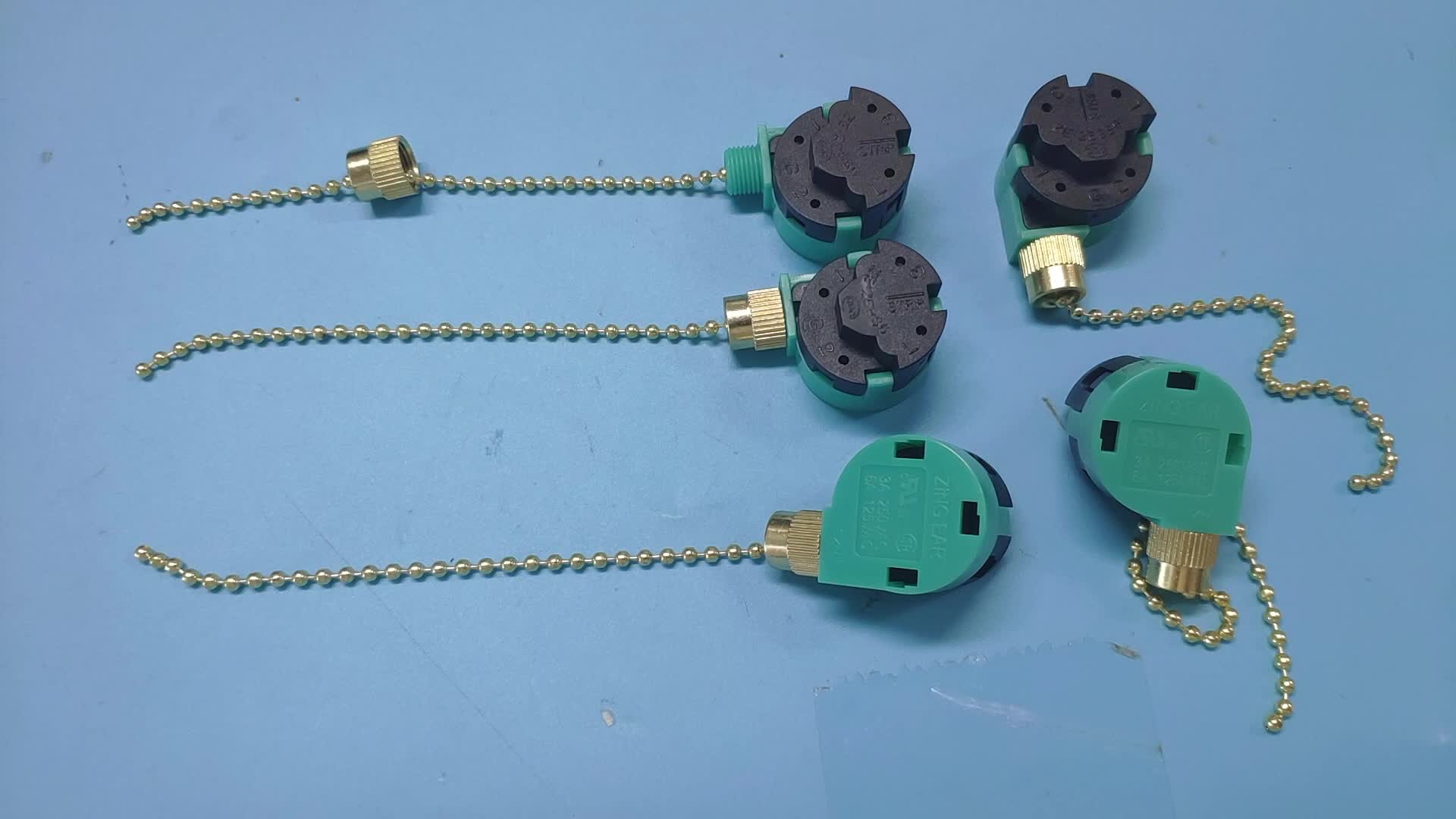 Ceiling Fan Switch 3 Speed 4 Wire - ZING EAR Electric Rocker