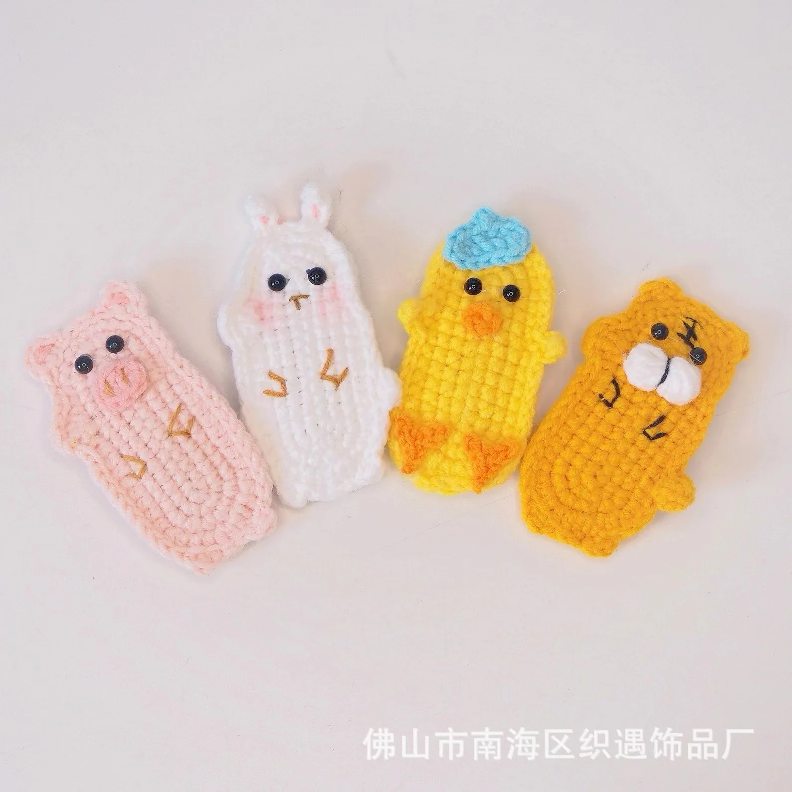 Cartoon woven children's hairpins handmade