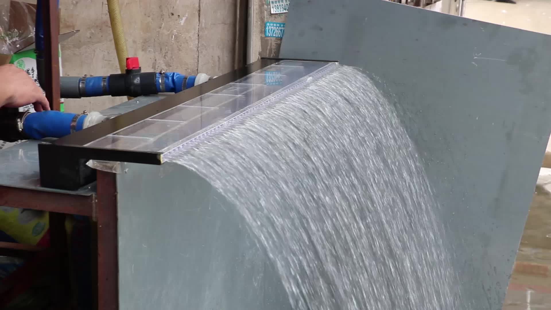 Casa Moderna Pared Interior Fuente Grandes Cascadas Cascadas