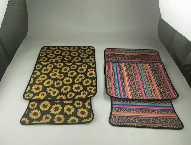 Blank White For Sublimation Anti Slid Car Floor Mats Neoprene Universal