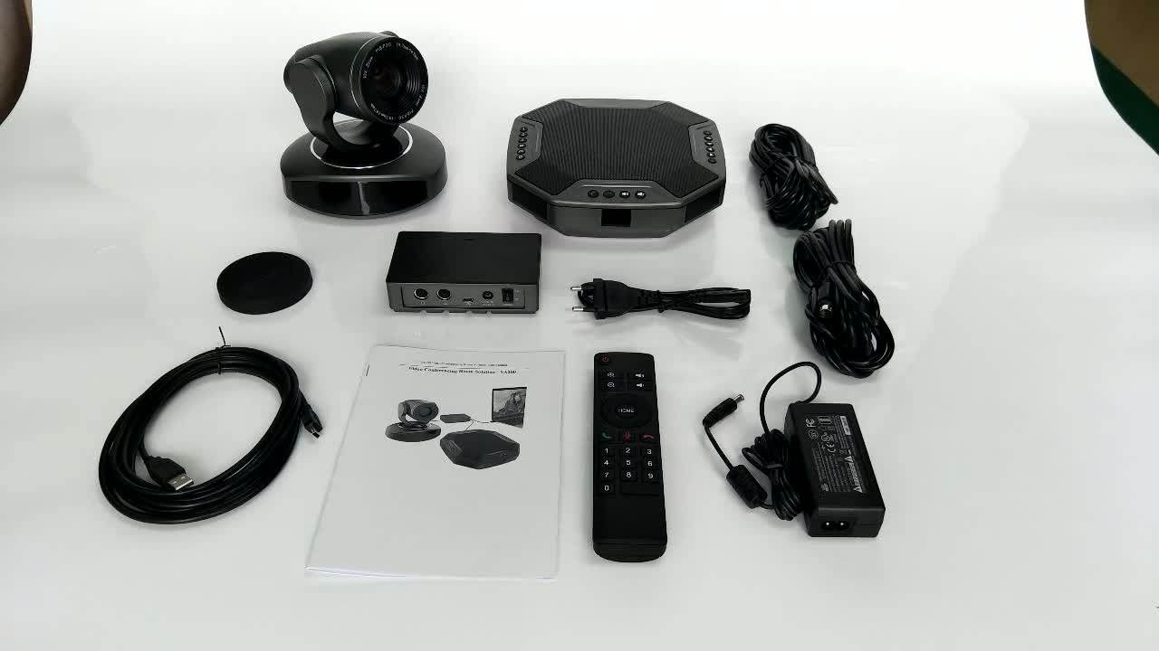 Professional Video Audio Conference Microphone With 10x Zoom Usb Camera