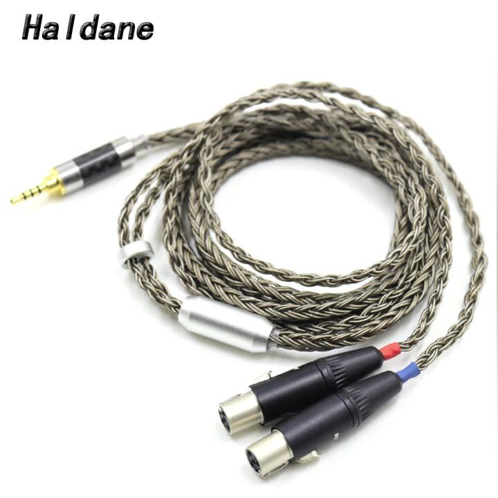 Haldane Gun-Color 16core для AUDEZE LCX-X LCD-XC LCD4/Z LCD2 LCD3 LCD-mx4 4-контактный XLR 2 5/4 4 мм