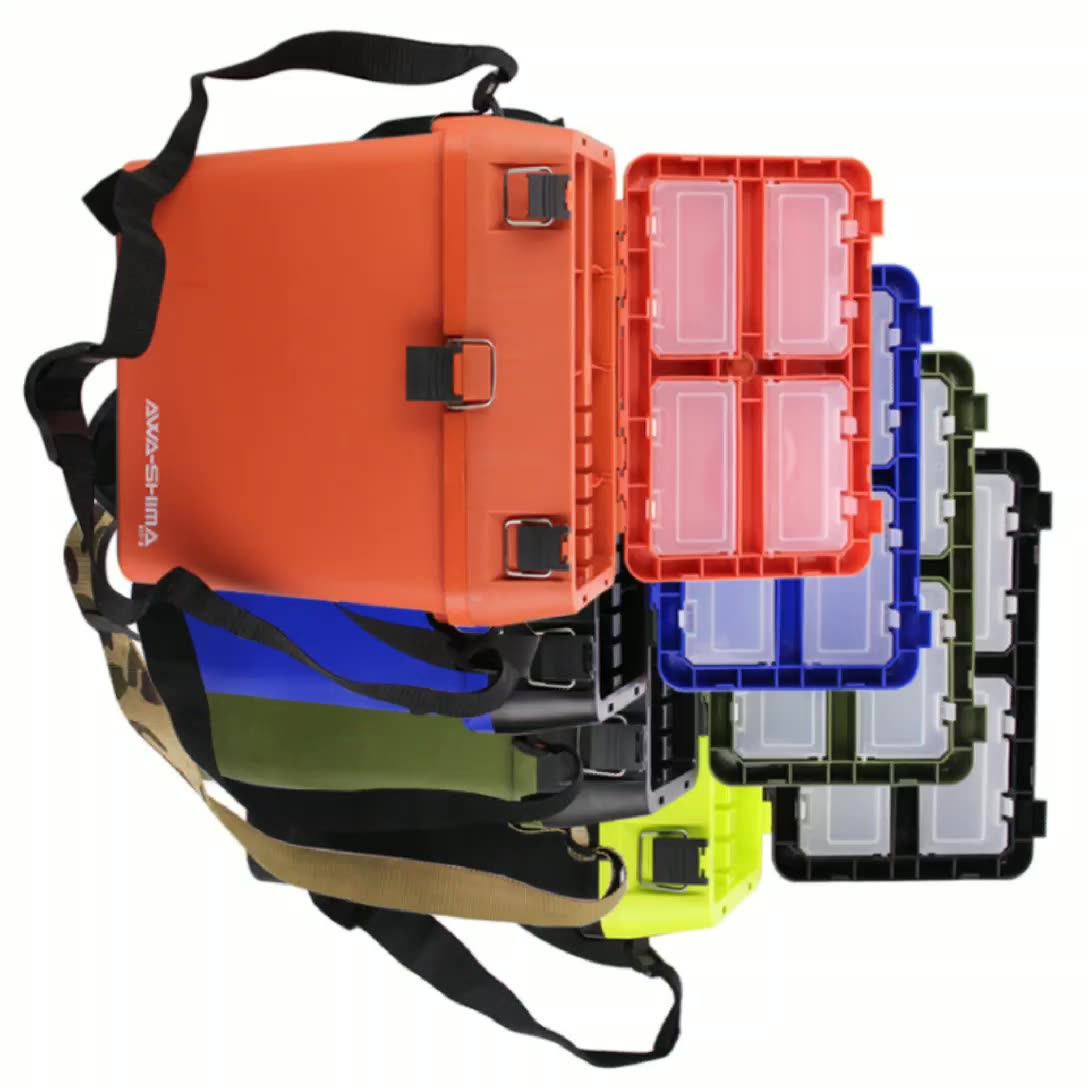 Adjustable Portable Waterproof Hard Plastic Storage Fishing Lure Hook