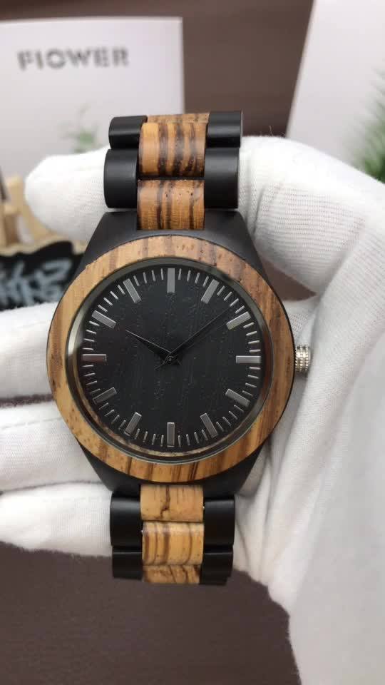 Wholesale Wood Watch With Japan Quartz Movement Casual Classic Wooden