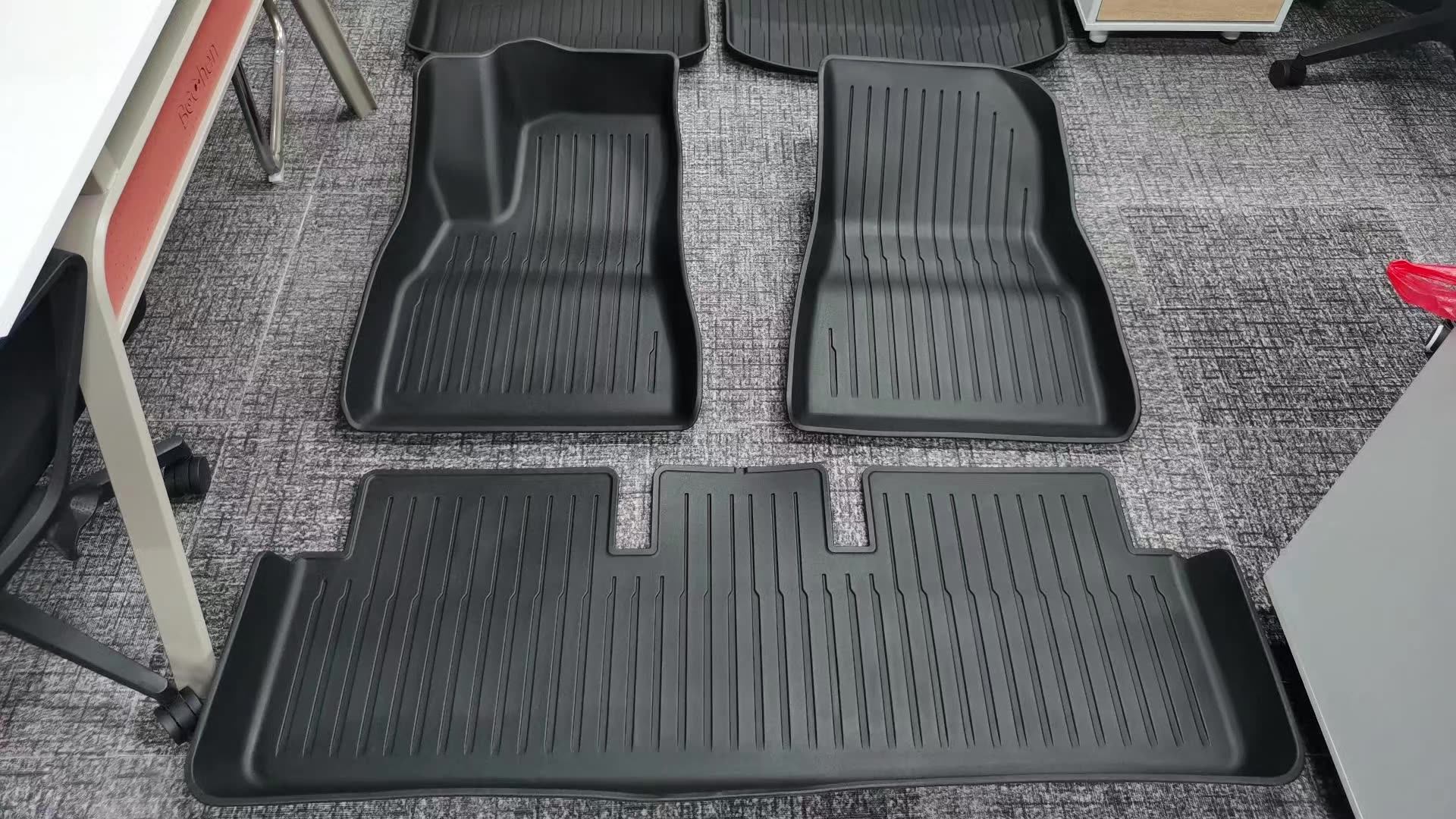 For Tesla Model 3 Highland 2024 Floor Mats All Weather Floor Mat Full
