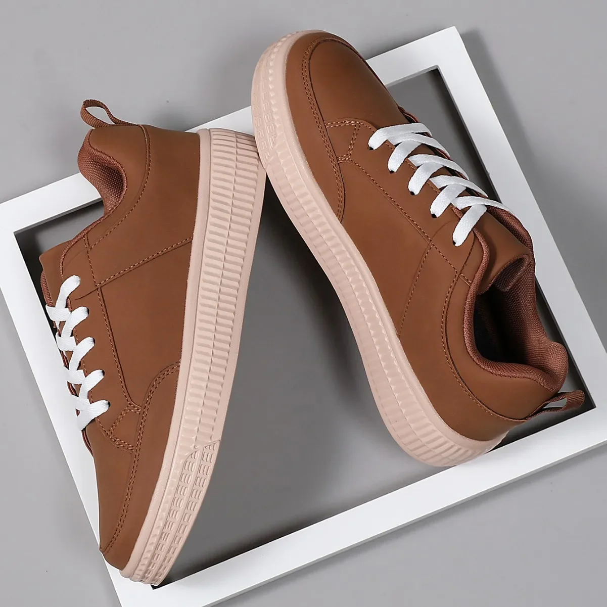 Fashion Casual All-match Korean Style Trendy White Shoes Sneakers Men's Shoes