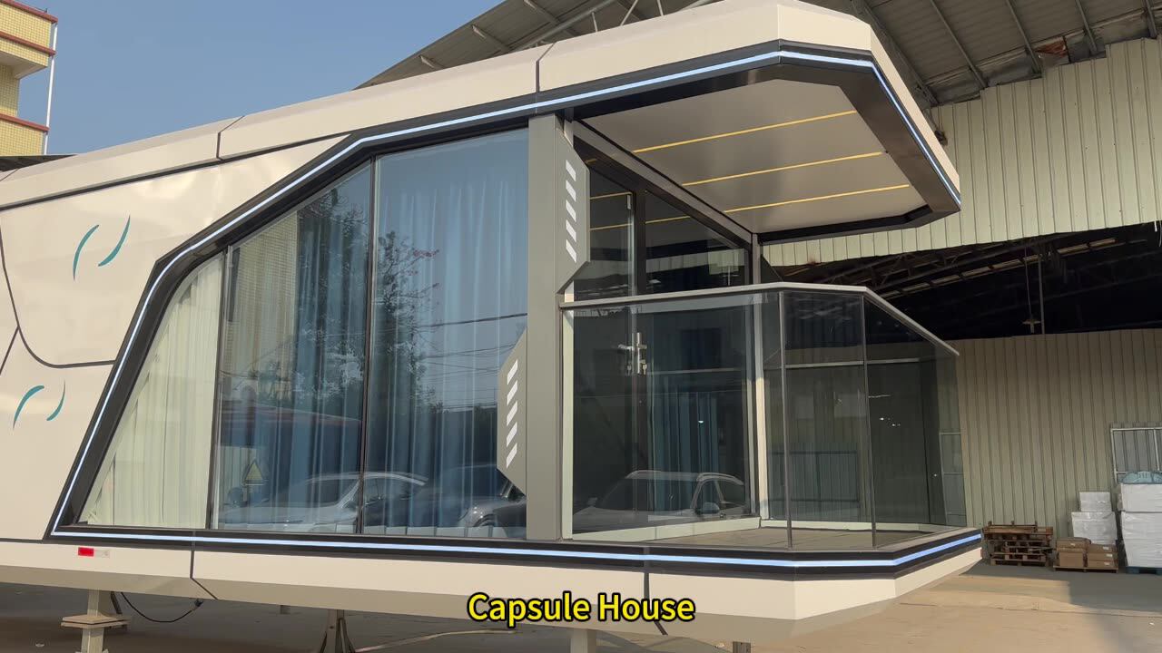 Outdoor Movable Capsule Container House Hotel Mobile Prefab Smart ...