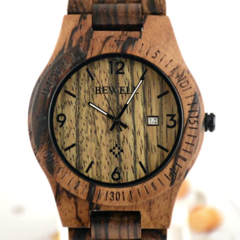 New Arrival Japan Movement Quartz Watch Sr626sw Expensive Wood Watches