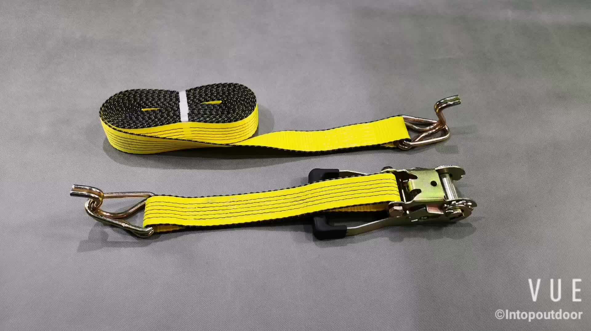 5t 8m Cargo Lashing Ratchet Tie Down Strap Truck Swan Hook Ratchet