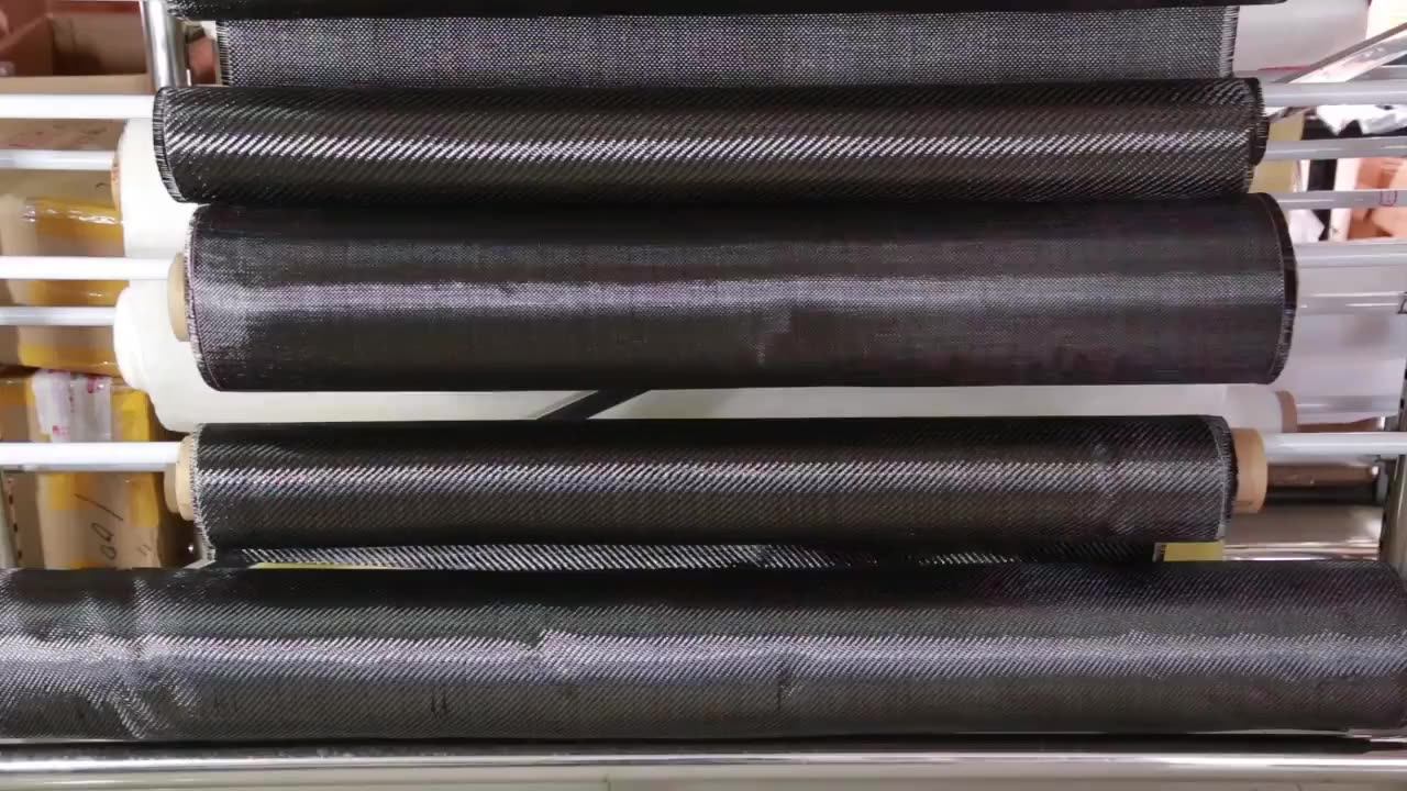Carbon Fiber 3k Twill Woven Carbon Fiber Fabric 200g/m2 0.28mm Thick 5