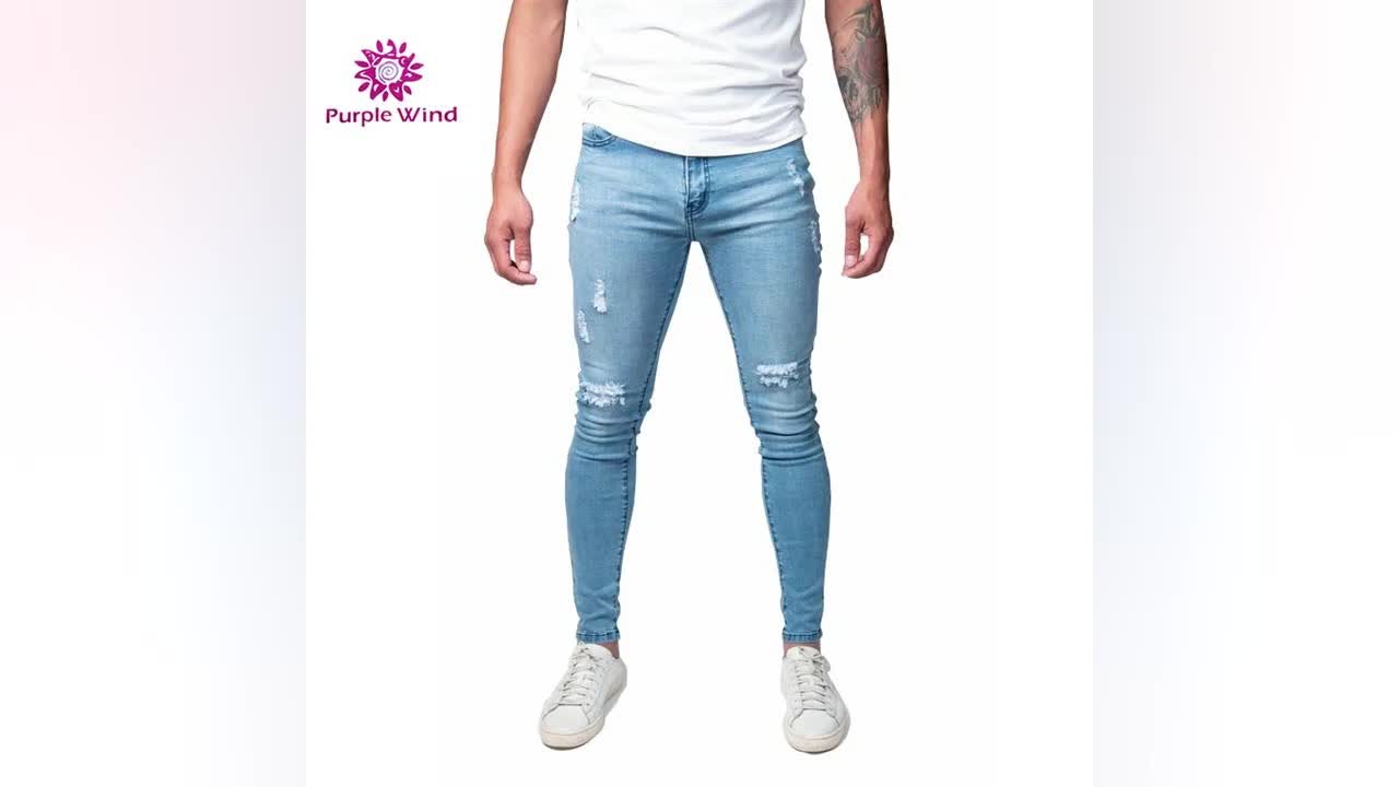19 Fashion Ripped Blue Denim Mens Stretch Supper Skinny Jeans Buy Skinny Jeans Men Men Blue Denim Jeans Ripped Mens Jeans Product On Alibaba Com