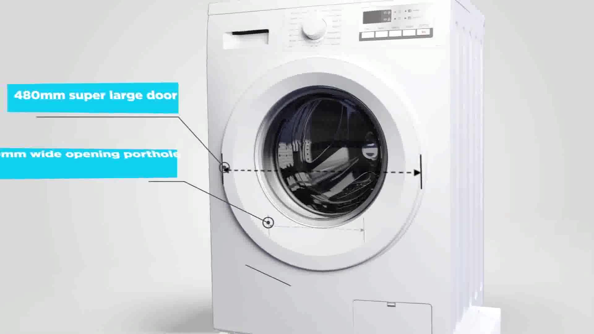 12kg Fully Automatic Front Loading Washing Machine With Ul - Buy ...