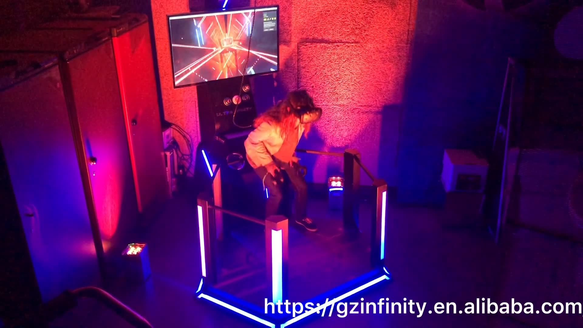 Vr Standing Platform Virtual Reality Shooting Simulator 360 Degree With