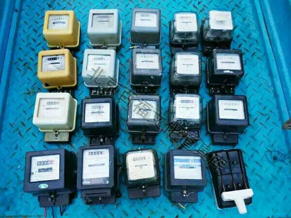 Old objects Old electric meter Mechanical meter Domestically Produced Electric Meter Instruments Watch Old Goods Old Goods Rental Sale Props