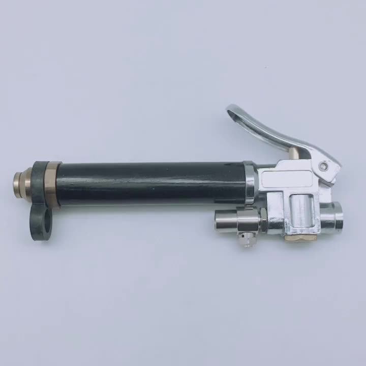 Wheelsky Aluminum Head Separate Bleeder Tire Pressure Inflator Gauge