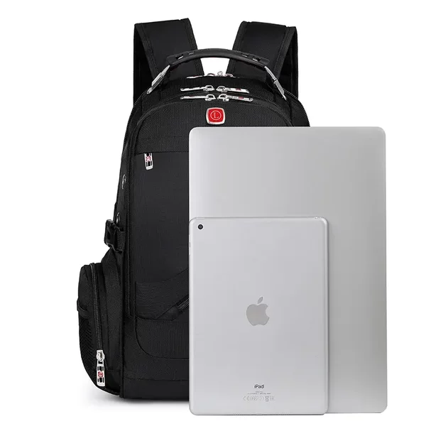 New Backpack Men's Large Capacity High-Level Business Backpack Lightweight Trendy Brand Student Simple Outdoor Travel Bag