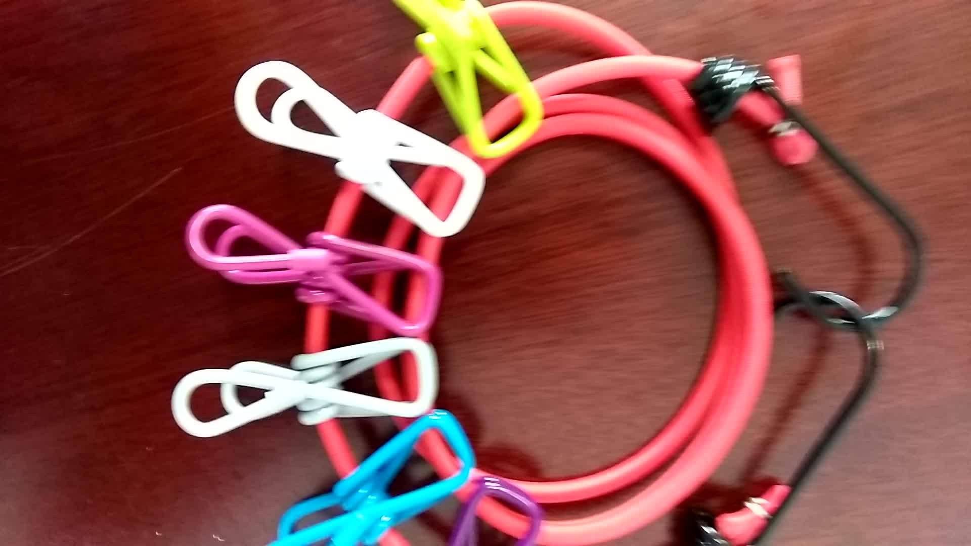 6 Clips1.8m Travel Portable Clothesline Clothes Drying Line Hanger