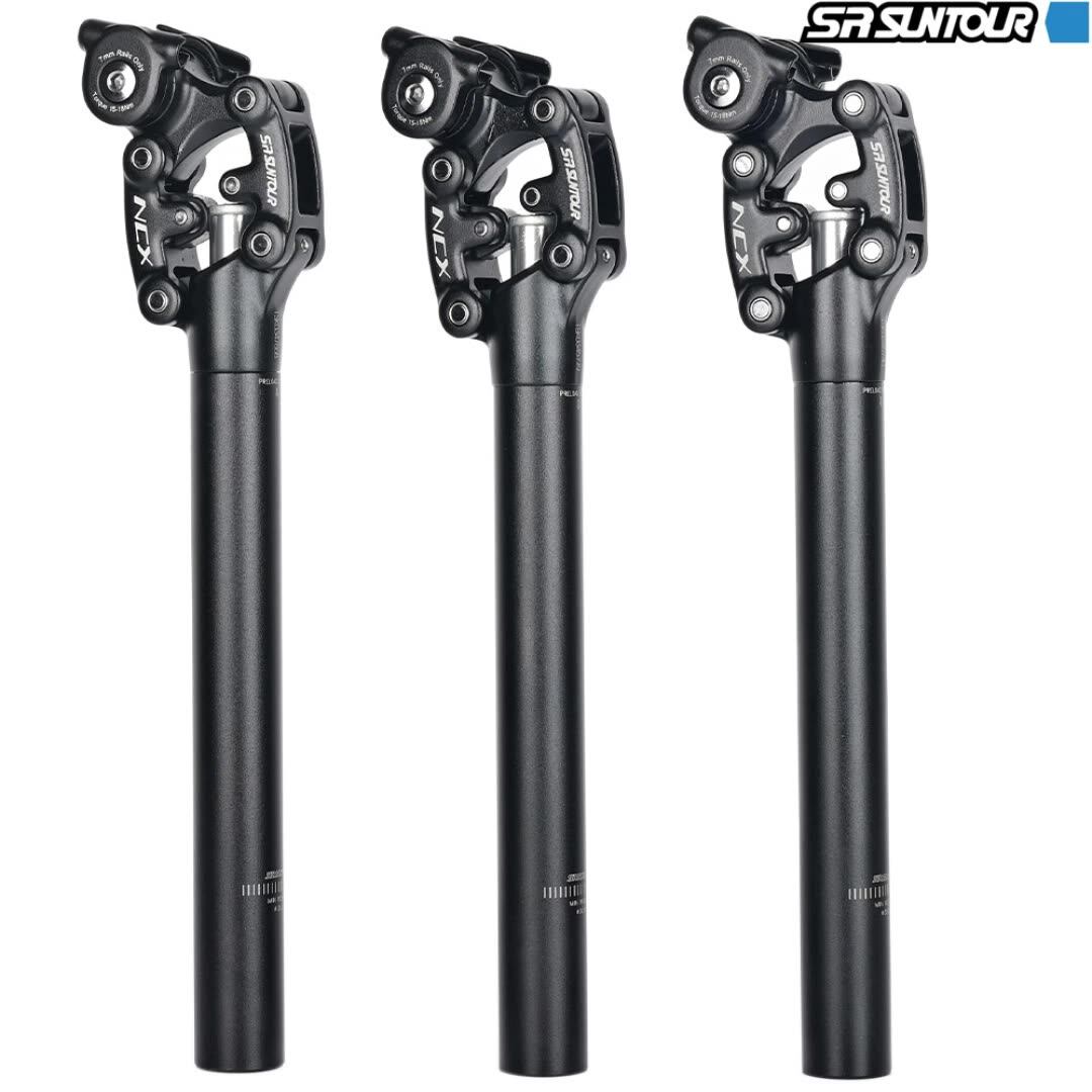 Sr Suntour Ncx Mountain Bike Suspension Seat Post 350mm Aluminum Alloy Bicycle Seat Tube 27.2 30