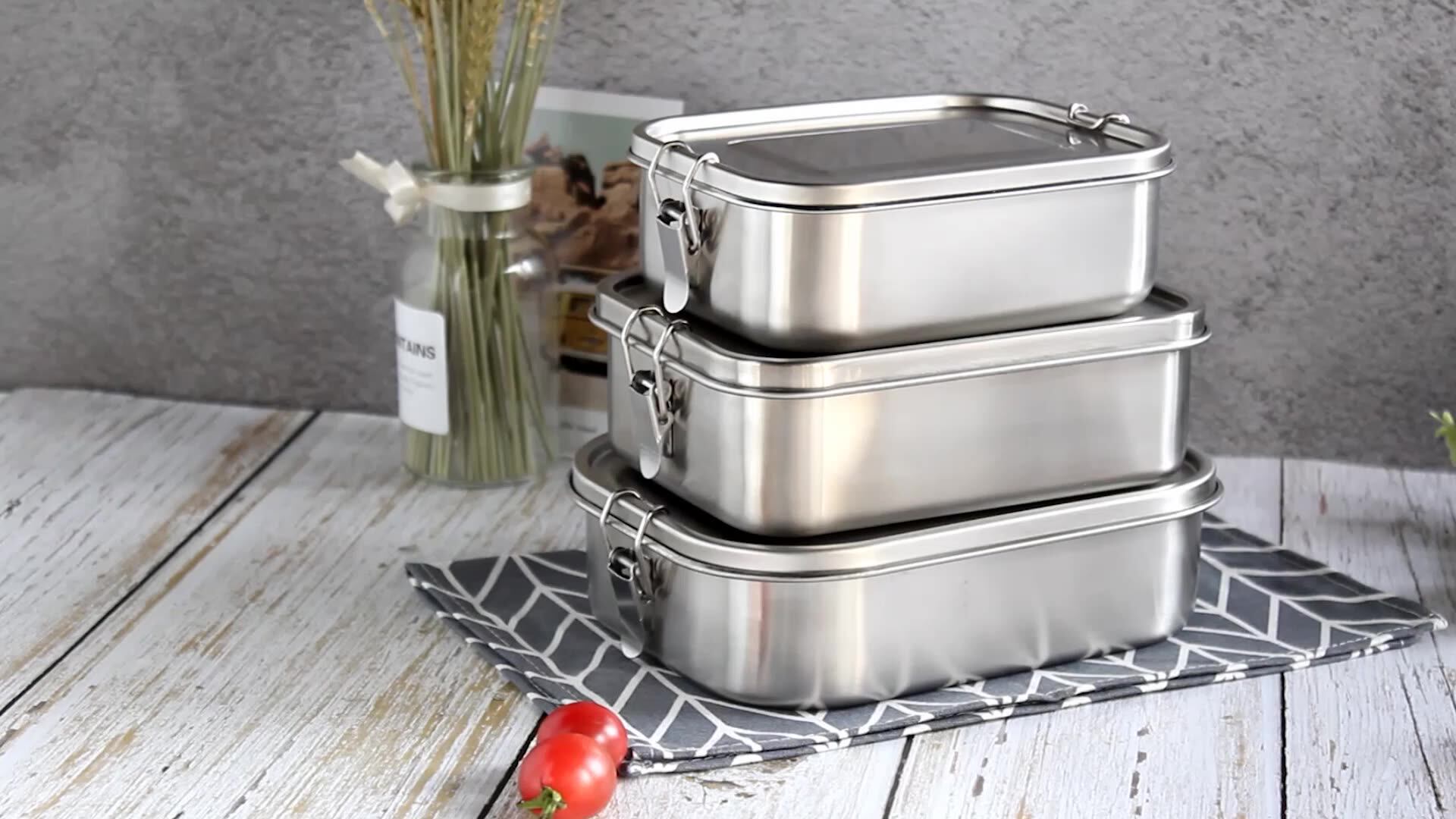 Ecofriendly Leaking Silicone Seal Proof Metal Buckle Divider Stainless