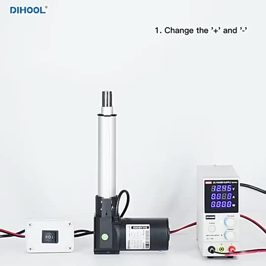 Электрический линейный привод DIHOOL 12В 40 мм/с 500N 50кг