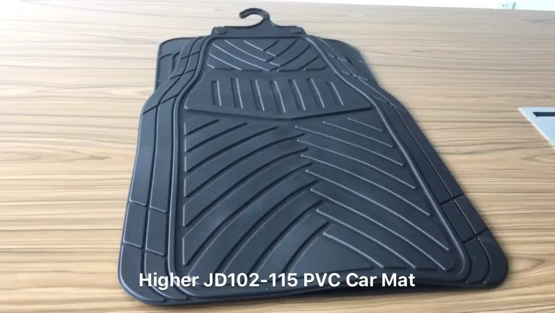 Jd102105 Right Hand Drive Washable Black Car Auto Foot Car Floor Mat