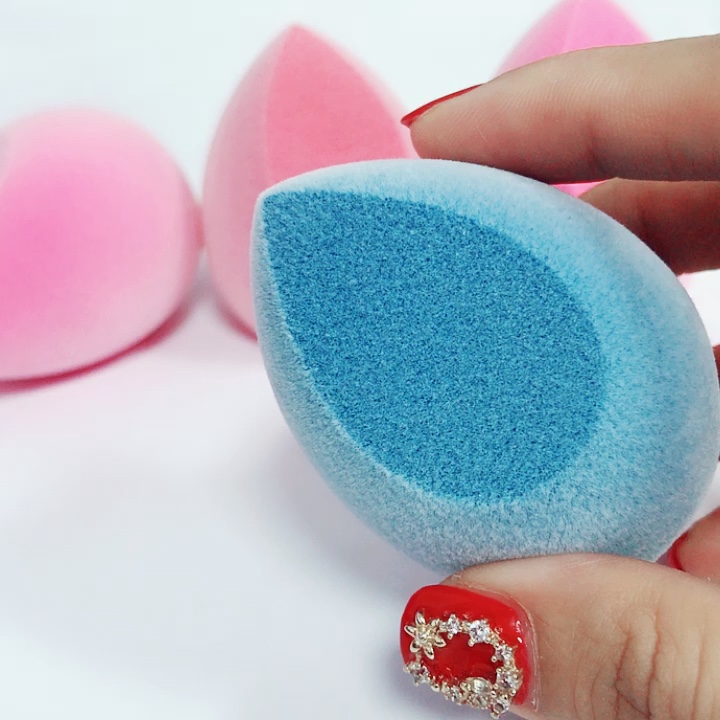 Lilac Precision Microfiber Velvet Beauty Blend Sponge Beveled Shape
