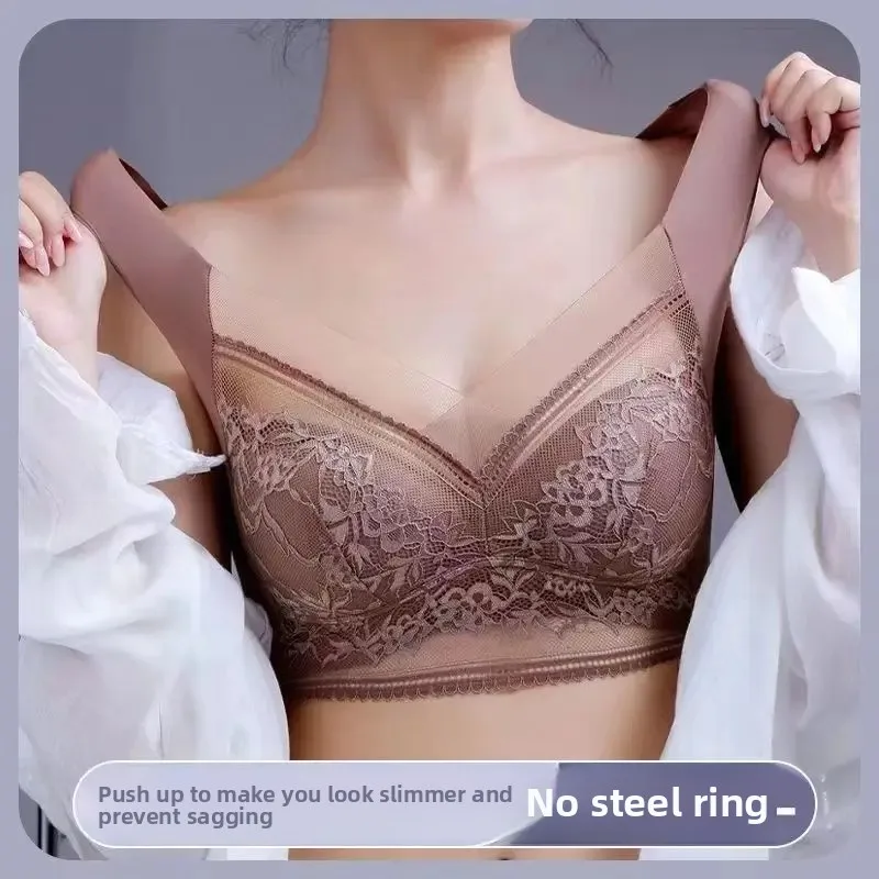 Strict selection 884 push up small chest beauty back bra big chest small thin tube top wrapped chest lace seamless underwear for women