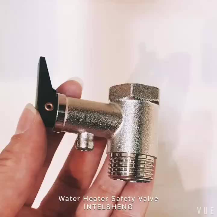 Electrical Water Heater Nonreturn Brass Safety Valve Pressure Relief