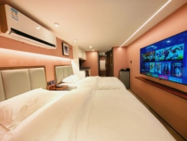 Qiju Giant Screen Projection Self-catering Apartment (Panyu Hanxi Changlong Subway Station Branch)