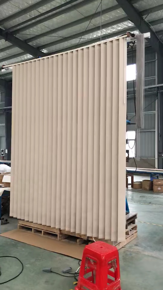 Elegant Center Open Vertical Blinds For Bifold Door Buy Automatic