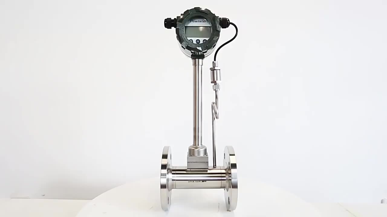 Aft Temperature Compensation Vortex Flow Meter Transmitter Gas Flow